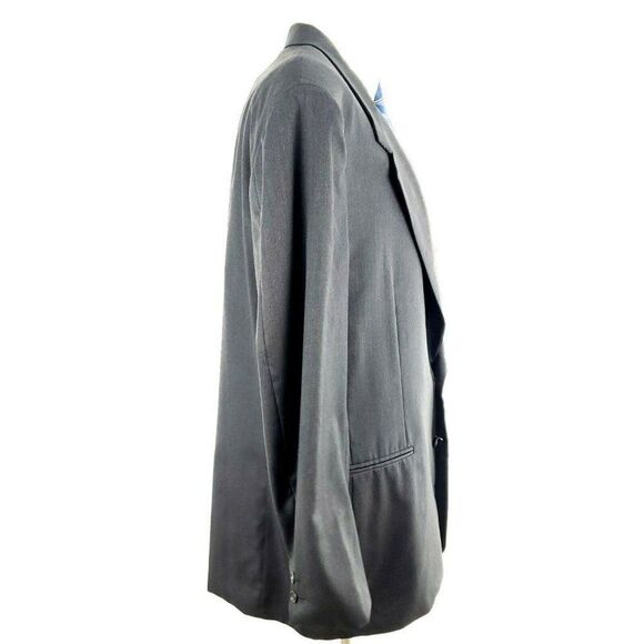 Canali Proposta 44L‎ 2 Button Herringbone Wool Gray - Picture 7 of 11